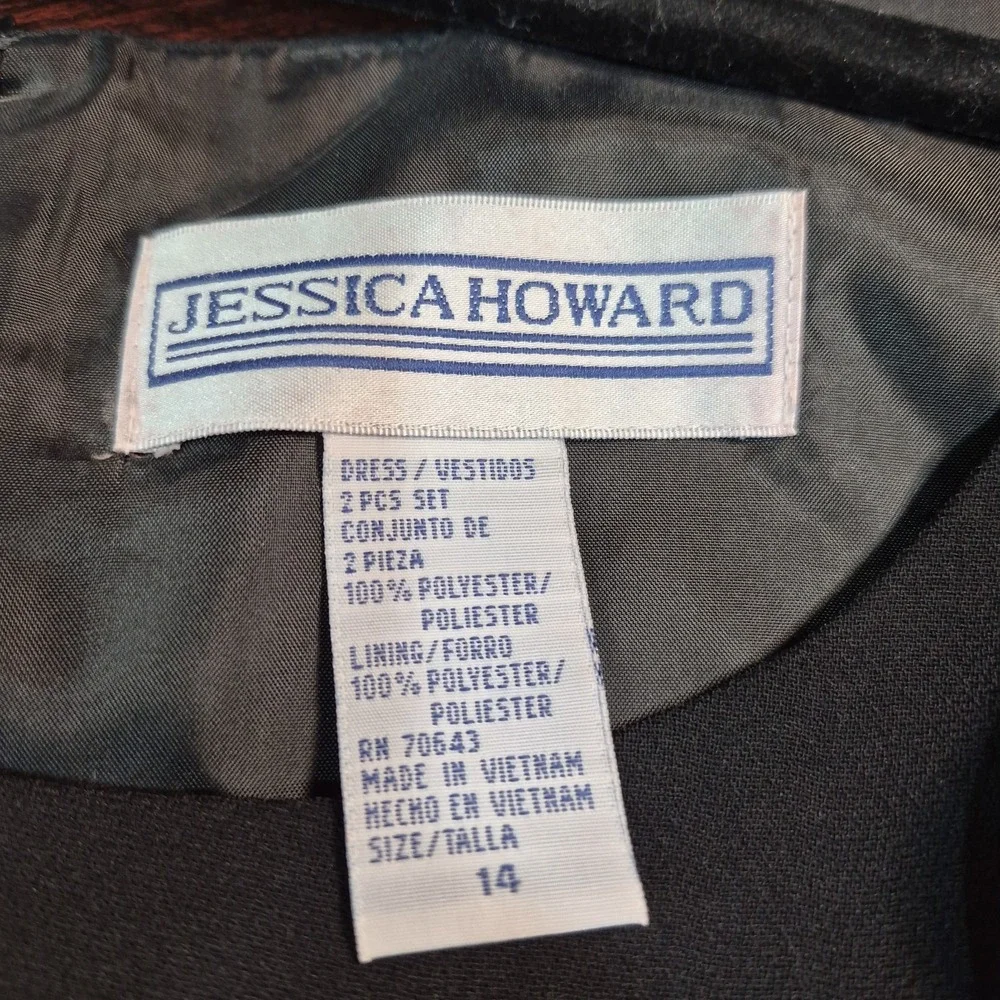 Jessica Howard Dress Sz 14 Classic Elegance Quiet‎ Luxury Corporate Chic Sheath